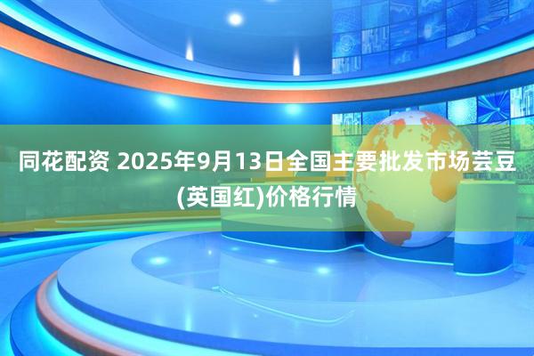 同花配资 2025年9月13日全国主要批发市场芸豆(英国红)价格行情